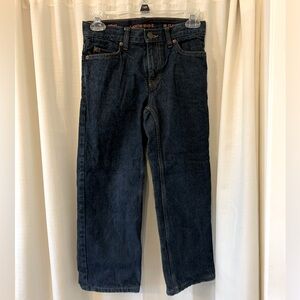 Boys Lands End lined jeans, size 10. Fleece, winter, warm